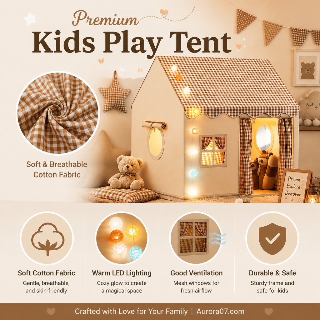 🏆LAST DAY 40% OFF🏠Children's Play Tent Castle✨