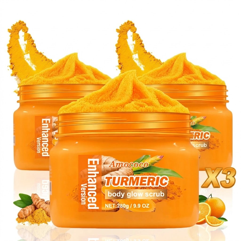 ✨ 50% OFF NOW! ⏰ Turmeric Nourishing Scrub 280g - Infused with natural turmeric extract and moisturizing ingredients. Gently exfoliates while deeply hydrating the skin, leaving it smooth, supple, and radiant.