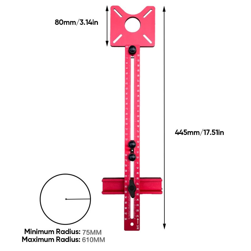 🔧 50% OFF NOW! ✨ 3-in-1 Router Milling Groove Bracket – Adjustable scales & modular design – Inch/cm markings, perfect for precision routing and joinery – sturdy and versatile 🛠️📐