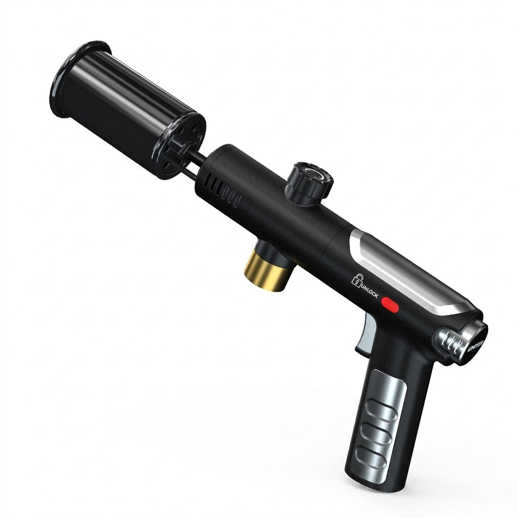2026NEW Powerful Propane Torch(Propane Tank Not Included),With One-Touch Max Fire Button and Safety Lock, Adjustable Blow Torch for Sous Vide Searing Steak, BBQ,Fireplace,Charcoal Wood