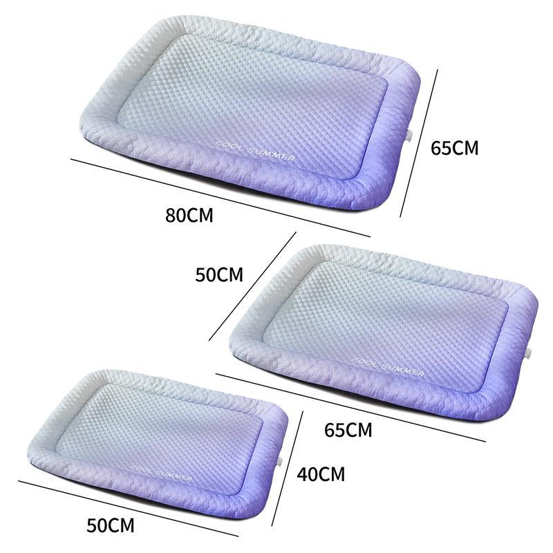 🔥LAST DAY SALE ONLY￡14.99!!❄Pet Cooling Mat for Dogs & Cats 🐾  Naturally Cool Ice-Silk Pad • Breathable, Washable & Soft 🌿  For Floors, Sofas & Car Travel • Multiple Sizes • Gradient Colours ☀️🐶🐱