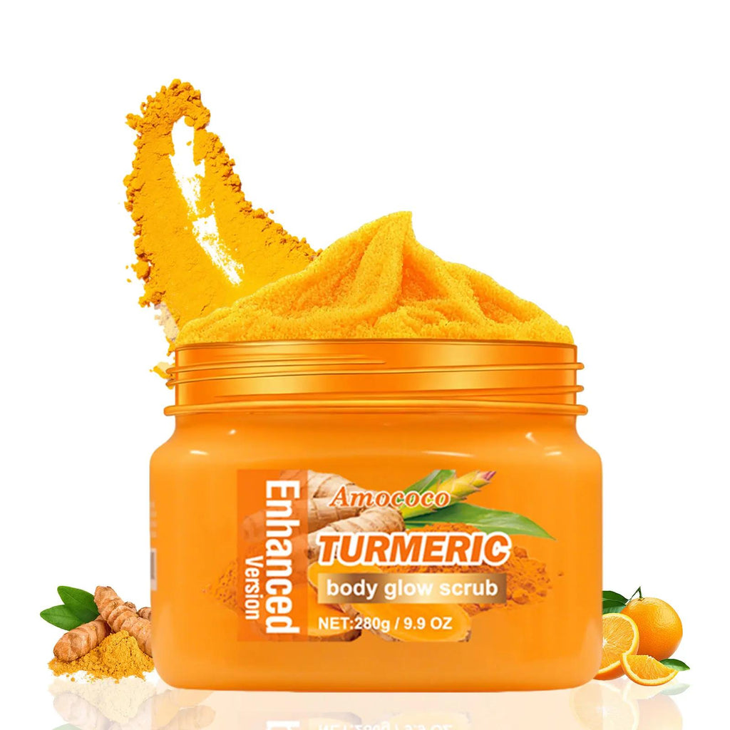 ✨ 50% OFF NOW! ⏰ Turmeric Nourishing Scrub 280g - Infused with natural turmeric extract and moisturizing ingredients. Gently exfoliates while deeply hydrating the skin, leaving it smooth, supple, and radiant.