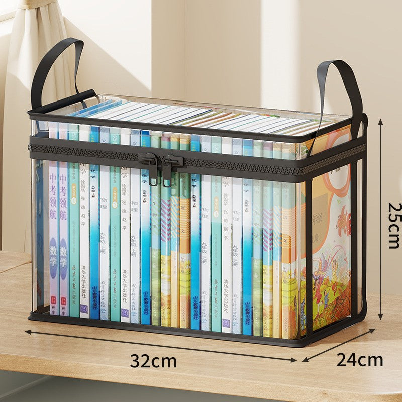 2026 New Large Comic Book Storage Box with Lid, Collapsible Clear Storage Bins with Handles  - Comic Book Bags