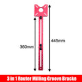 🔧 50% OFF NOW! ✨ 3-in-1 Router Milling Groove Bracket – Adjustable scales & modular design – Inch/cm markings, perfect for precision routing and joinery – sturdy and versatile 🛠️📐