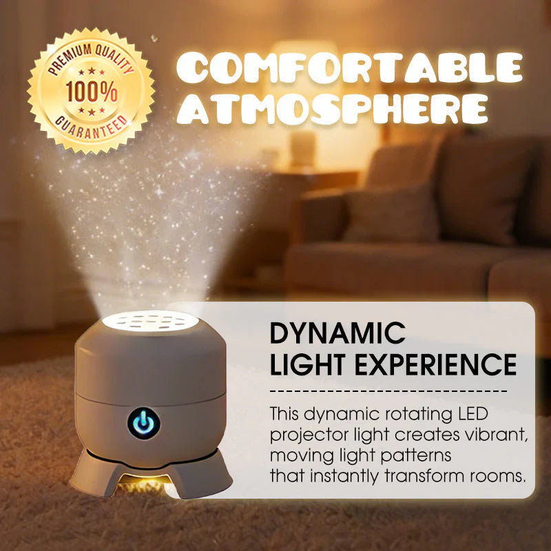 🏆LAST DAY 40% OFF Rotating LED Projector With Dynamic Lighting Effect