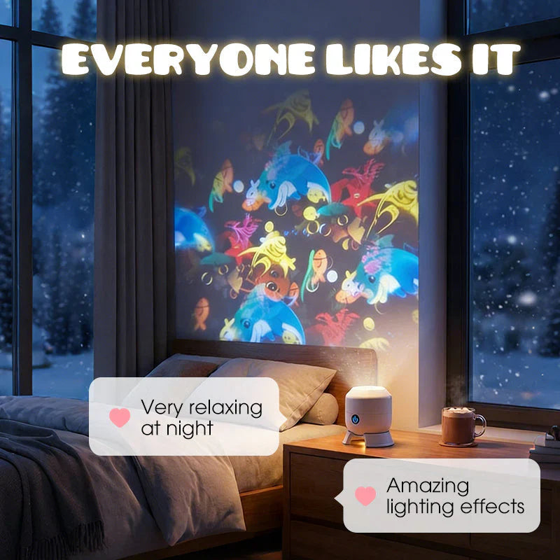 🏆LAST DAY 40% OFF Rotating LED Projector With Dynamic Lighting Effect