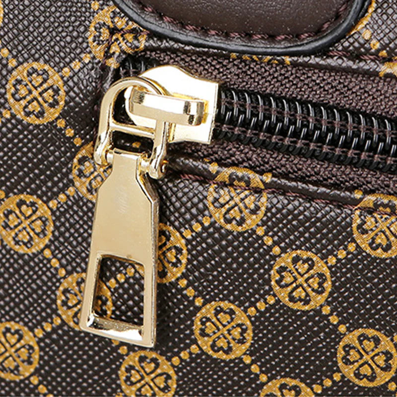 Stylish 6-in-1 Mother & Baby Bag Set – Printed, Versatile Shoulder, Crossbody & Handbag for Everyday Use